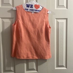 Peach Linen Top